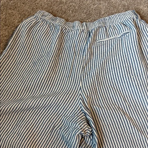 Aerie Blue and White Striped Chinos - Picture 5 of 5
